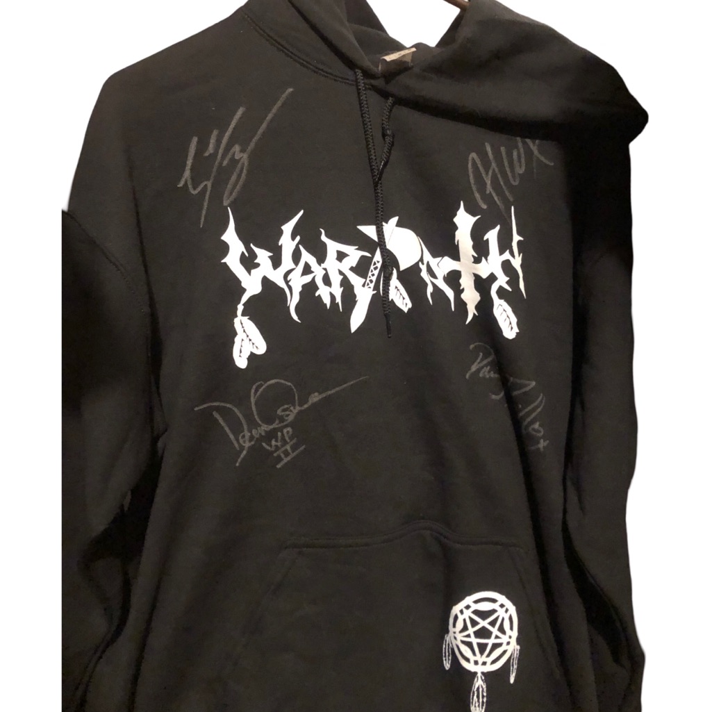 Warpath Autographed Hoodie Lg